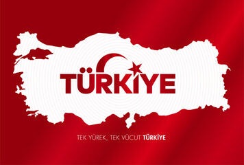 Türkiye Depremi. Translation: Turkey Earthquake. Get well soon to all of us. Kahramanmaras, Hatay, Osmaniye, Adıyaman, Gaziantep, Sanliurfa Diyarbakir, Malatya, Adana.
