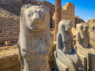 Karnak Temple is dedicated to the temple complex of Ancient Egypt. Thebes, Karnak, Luxor, Egypt