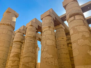 Karnak Temple is dedicated to the temple complex of Ancient Egypt. Thebes, Karnak, Luxor, Egypt