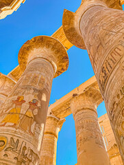 Karnak Temple is dedicated to the temple complex of Ancient Egypt. Thebes, Karnak, Luxor, Egypt
