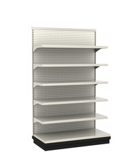 Store Shelves, Empty Shelf Display, Marketing Mockup © MrGeoff