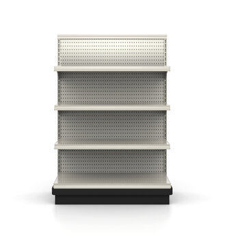 Store Shelves, Empty Shelf Display, Marketing Mockup