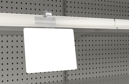 Store Shelves, Empty Shelf Display, Marketing Mockup