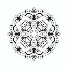 Ornaments elements mandala floral retro corners frames borders  art deco design vector file