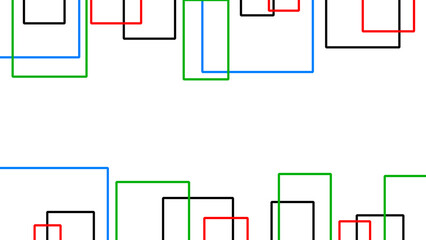 abstract reactangle many colors