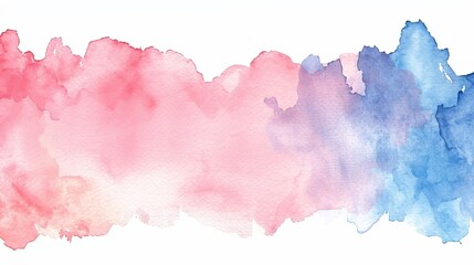 Watercolor splashes on a white background.