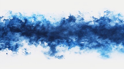 Watercolor splashes on a white background.