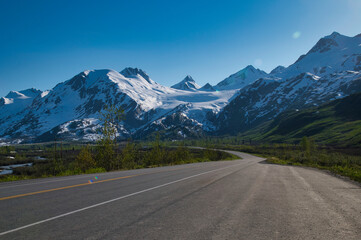 Fototapeta na wymiar Road to Valdez