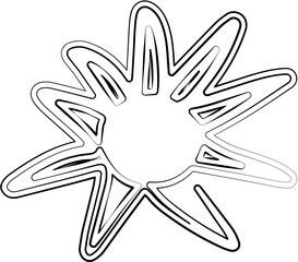 Obraz premium Sun symbols hand drawn. Summer icon design