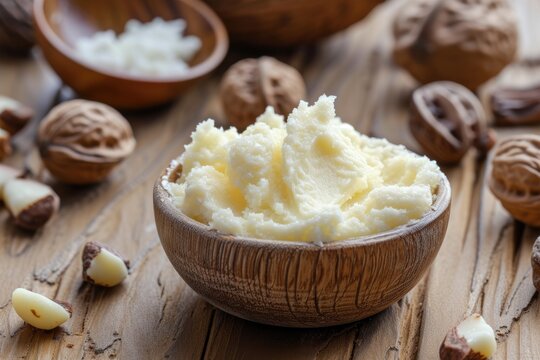 Shea butter from Vitellaria paradoxa also known as Karite