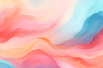 Pastel acrylic abstract background