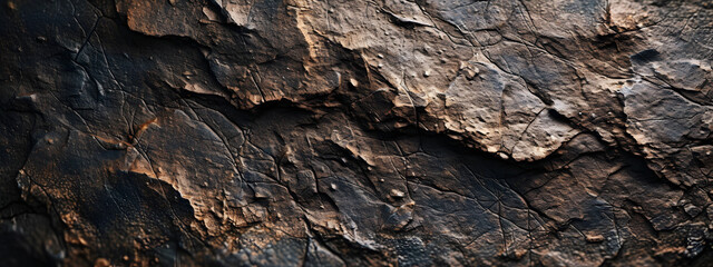 a close up image of a brown stone