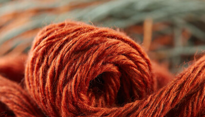 Fototapeta premium close up of yarn