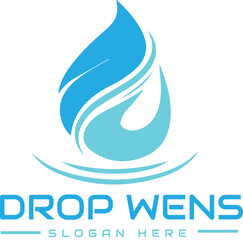water drop, liquid symbol, aqua icon, droplet design, purity emblem, environmental branding, H2O logo, clean water symbol, 