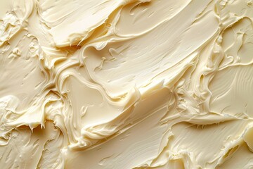 Shea butter s texture Karite its background a thick cream for skin care depicted as wallpaper