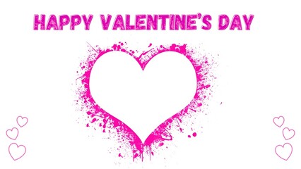 HAPPY VALENTINE'S DAY Banner background