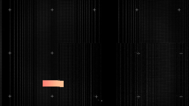 Chaotic Glitchy Background