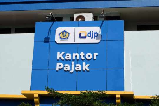 DJP office or Direktorat jenderal pajak. office that handles taxes in Bontang, East Kalimantan, Indonesia. January 31 2024