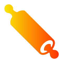rolling pin Gradient icon
