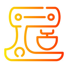 mixer Line Gradient Icon