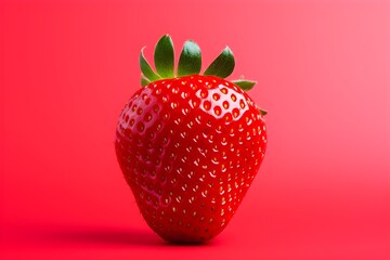 Isolated strawberry