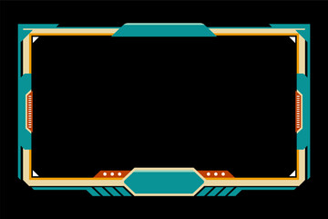 Modern twitch panel overlays for streamer and gamers