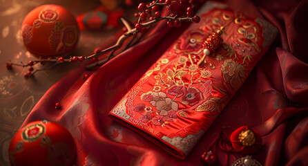 chinese new year of red envelope