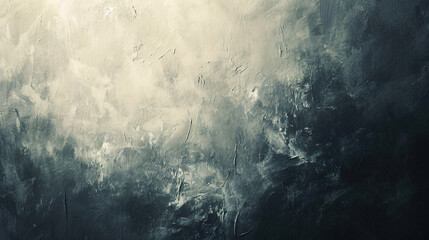 Close up of a textured gray abstract oil painting, with dynamic brush strokes and subtle color variations, perfect for creative backgrounds.