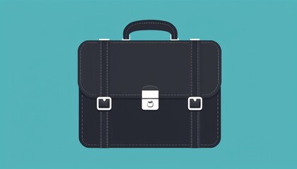 Graphic Design of Office Case, Portfolio Bag in Modern Style