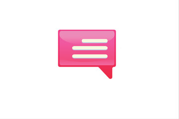 Message Interface Flat Sticker Design
