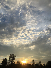 Obraz premium sunset in the sky