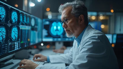 Poster Doctors are using computers to study the brain © akarawit