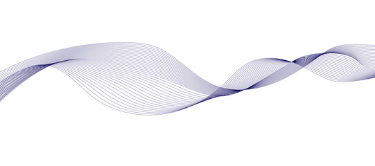 Abstract motion wave illustration on white background