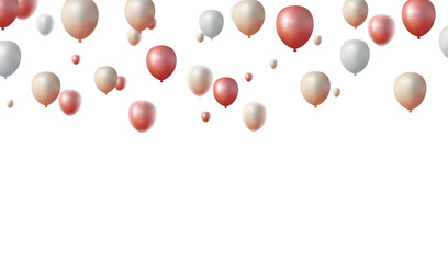 Happy birthday vector illustration. Confetti and ribbons gold orange balloon, confetti, design template for birthday celebration. art	
