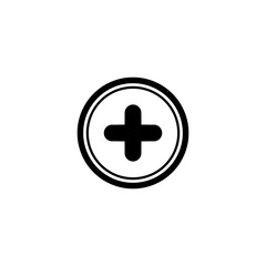 vector icon of cross