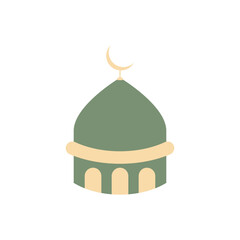 Mosque Islamic logo icon