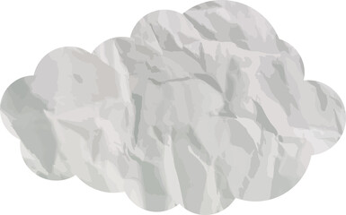 cloud grunge paper art