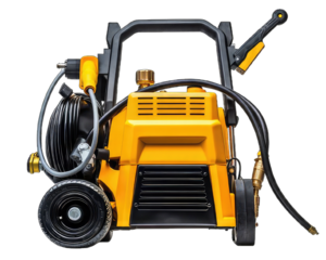 Construction Pressure washer machine isolated png photo 