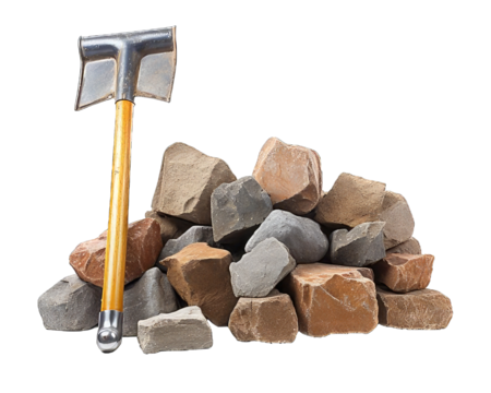 Construction Masonry tools transparent background - Powered by Adobe