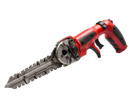 Construction Rebar cutter isolated without background . Png Rebar cutter machine photo 