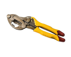 Obraz premium Electrical yellow Cable Ripper Png Transparent Background 