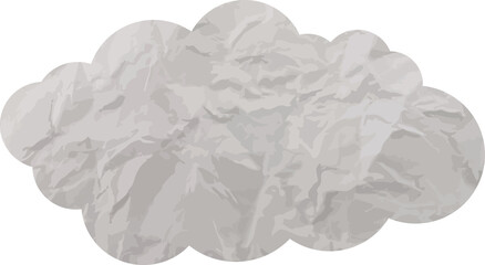 cloud grunge paper art