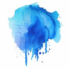 watercolor blue clear background