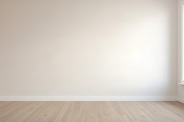 empty room with floor and blank wall