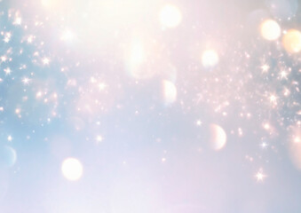 Obraz premium 水色とピンクの上品なキラキラ背景テクスチャ