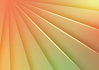 Yellow pattern layer line gradient geometric background