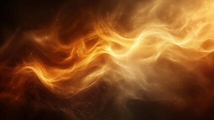 abstract fire background with some smooth lines in it (see more in my portfolio) - Generative AI - obrazy, fototapety, plakaty