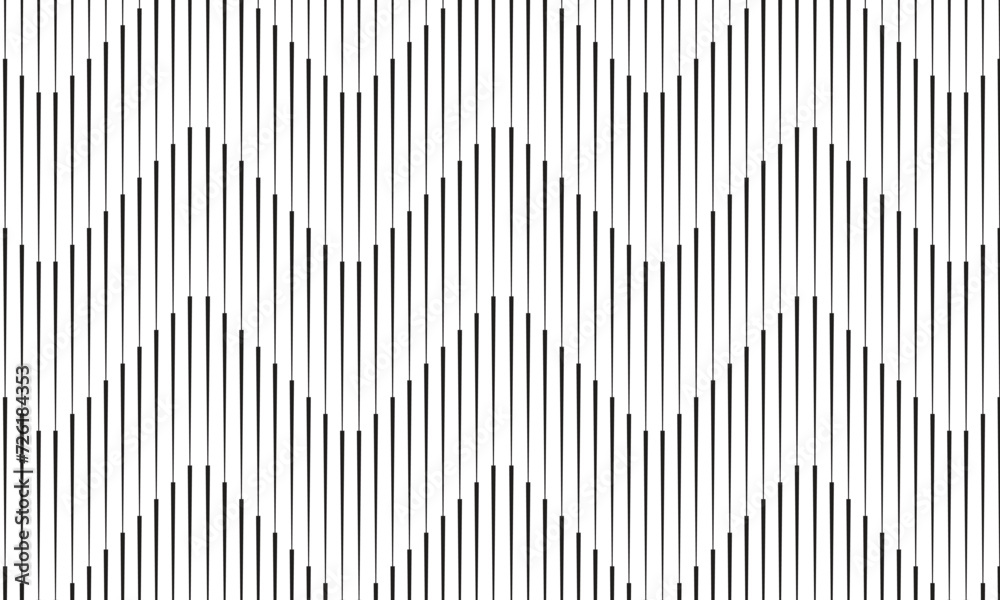Fototapete abstract monochrome repeatable minimal stripe vertical line pattern.