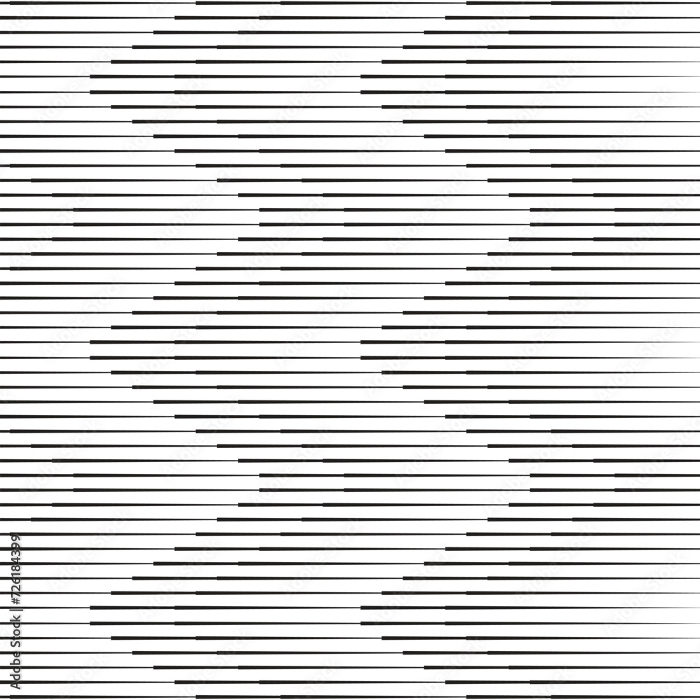 Poster abstract monochrome repeatable minimal flowing line pattern.