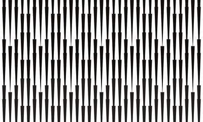 abstract monochrome repeatable minimal black vertical line pattern art.